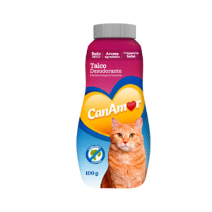 TALCO CANAMOR DESODORANTE GATOS x 100 gr