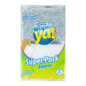 SUPER PACK MALLA ESPONJA - ORO PLATA