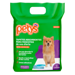 TAPETES PETYS MEDIANO 12 UNIDADES