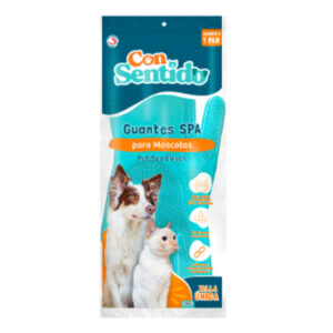 GUANTE  CON SENTIDO Spa Azul Mascotas